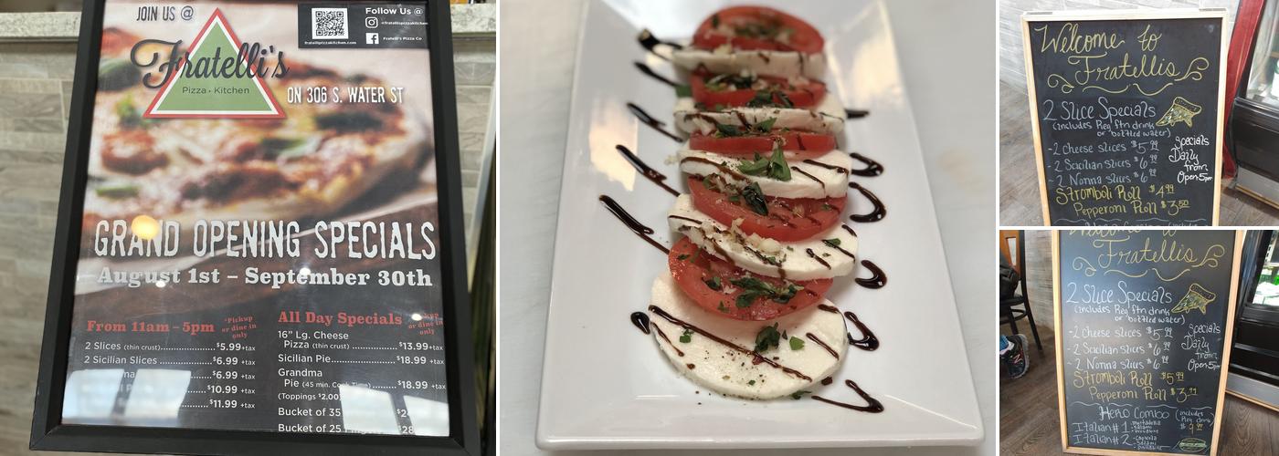 Fratelli's Pizza Kitchen Menu