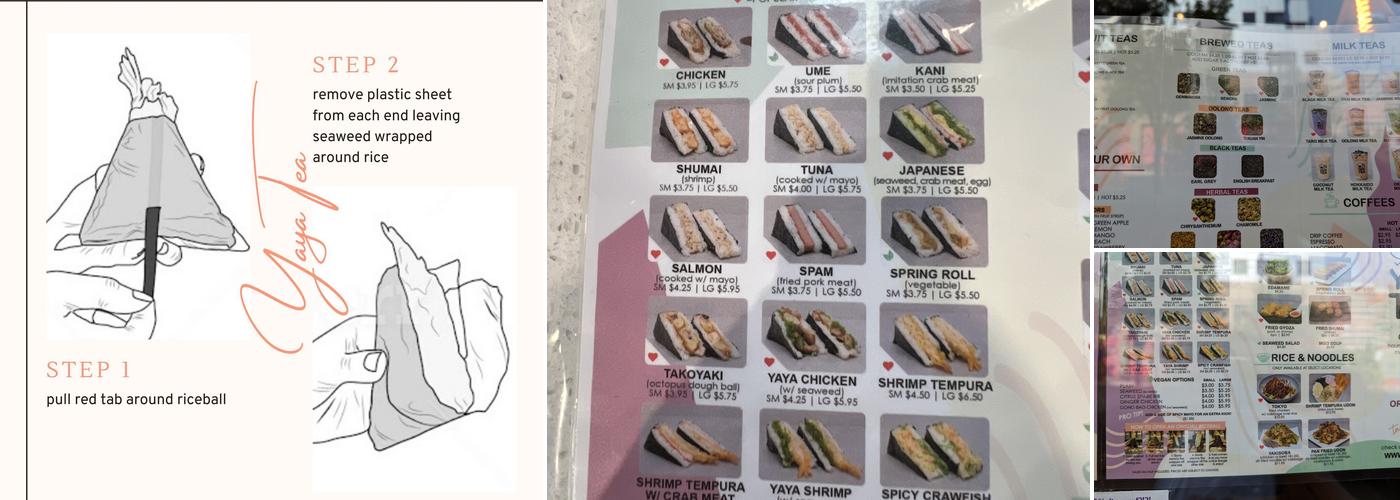 Yaya Tea Newark Menu