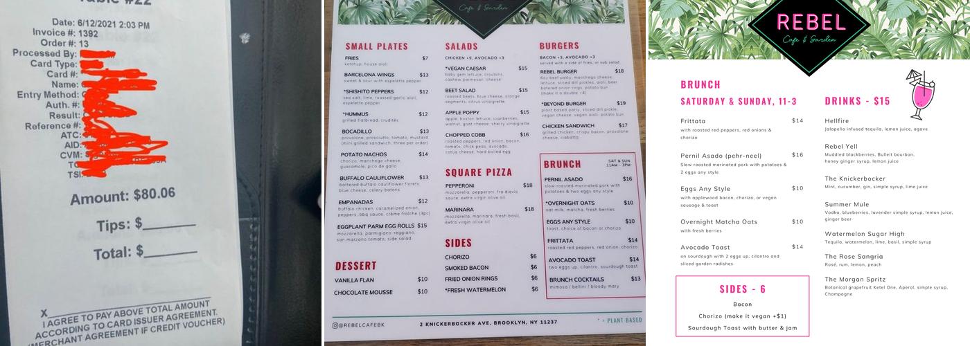 The Morgan Bar Restaurant & Lounge Menu