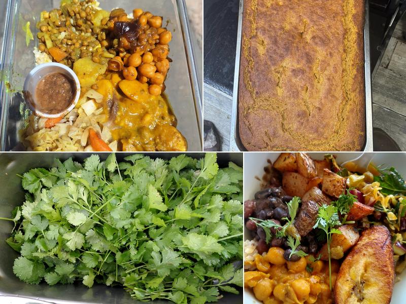 Ras Rody's Jamaican Vegan down driveway next to The Critters n Me store, 1320 Agua Fria St, Santa Fe