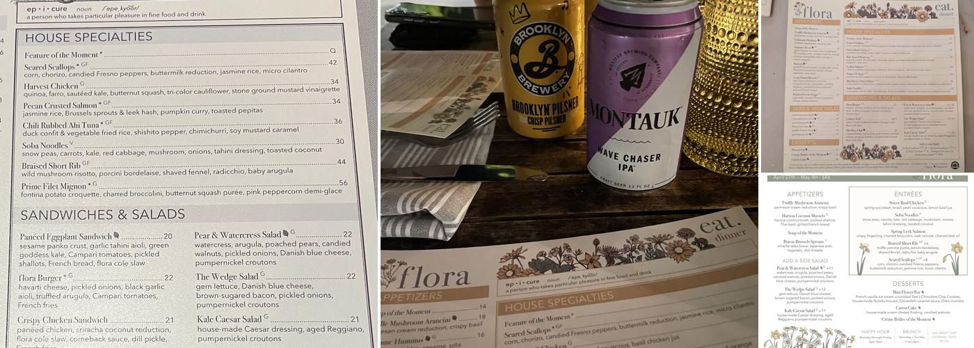 flora Menu