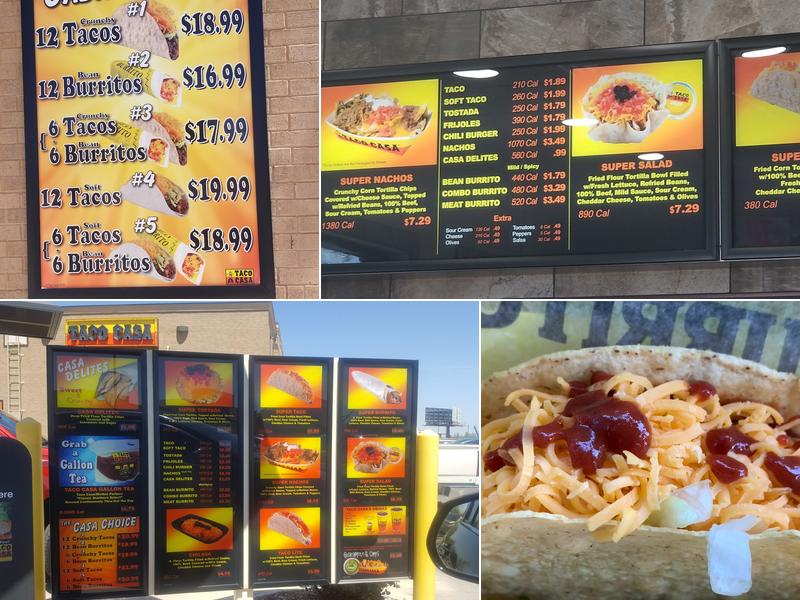 Taco Casa Menu