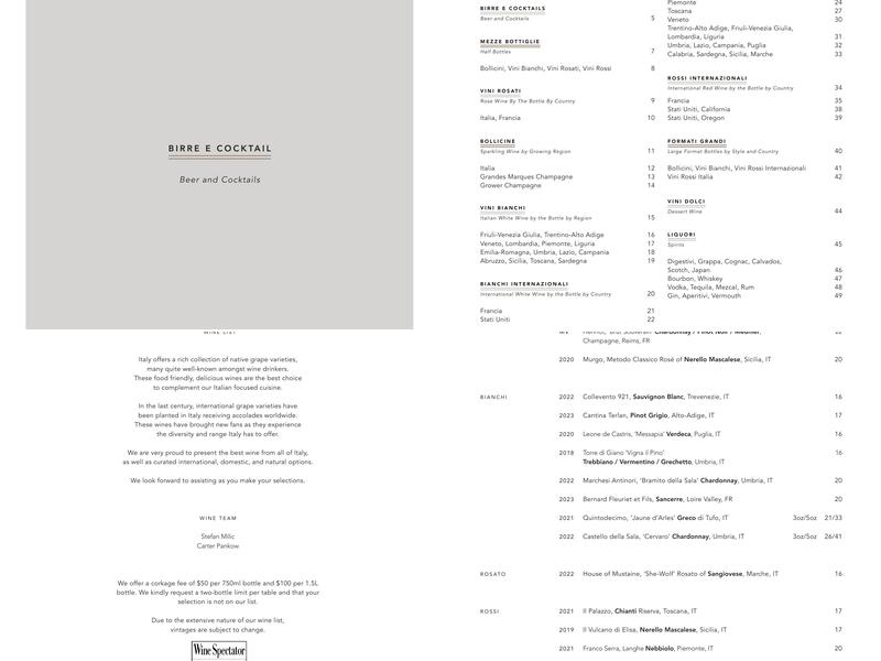 Yolan Menu