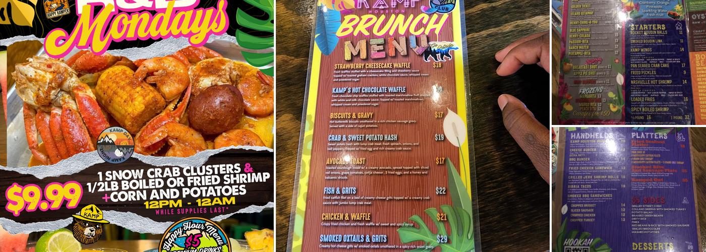 Kamp Menu