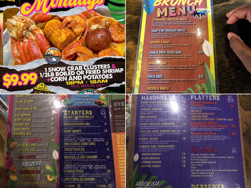 Kamp Menu