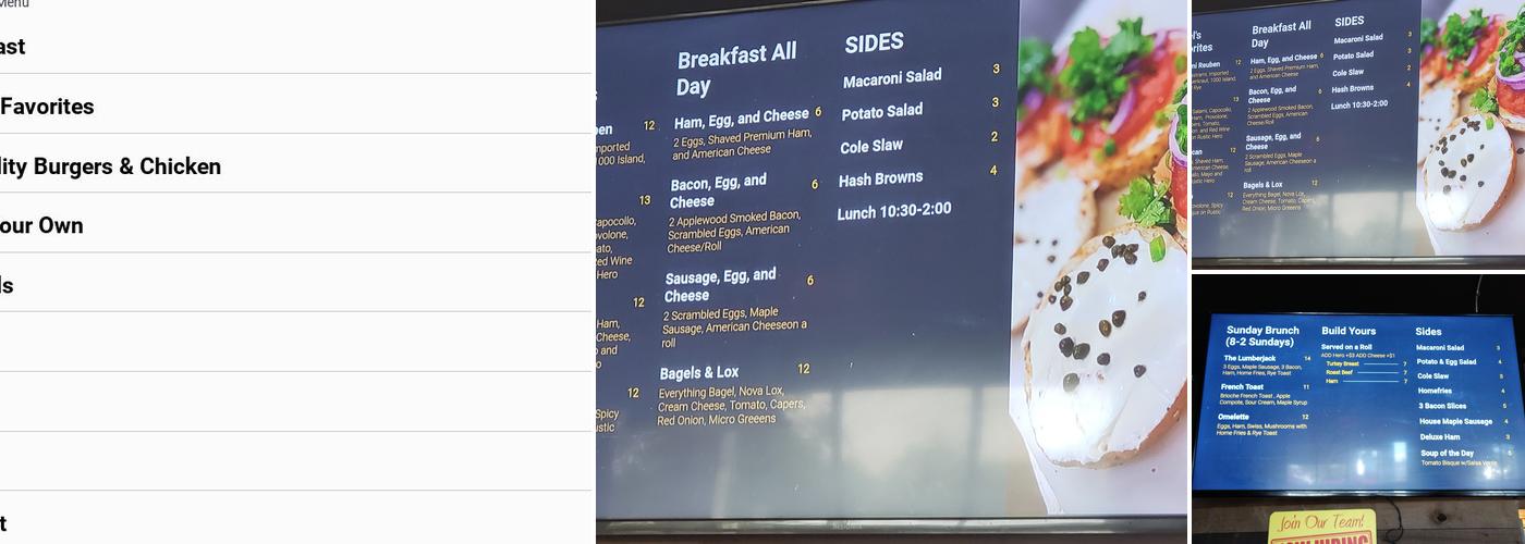 Ethel's NY Deli Menu