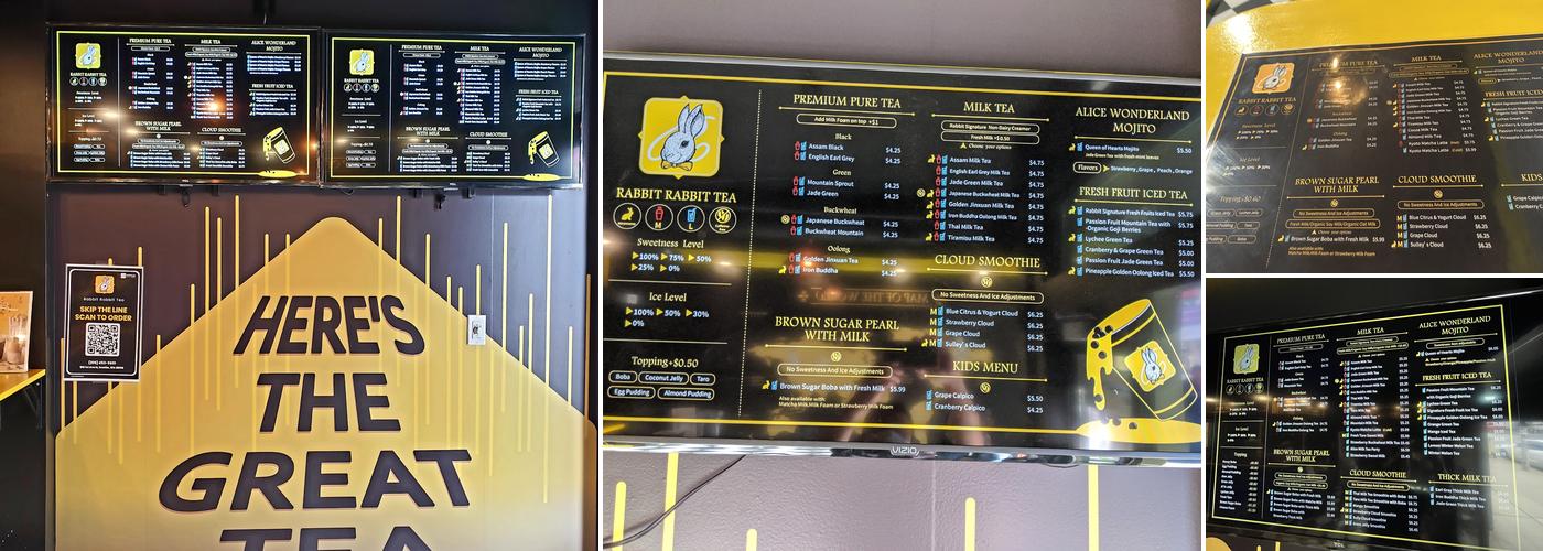 Rabbit Rabbit Tea Seattle Menu