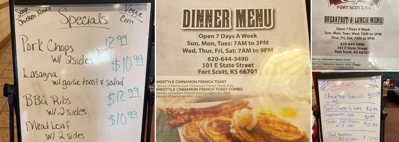 Lucci’s Café Menu