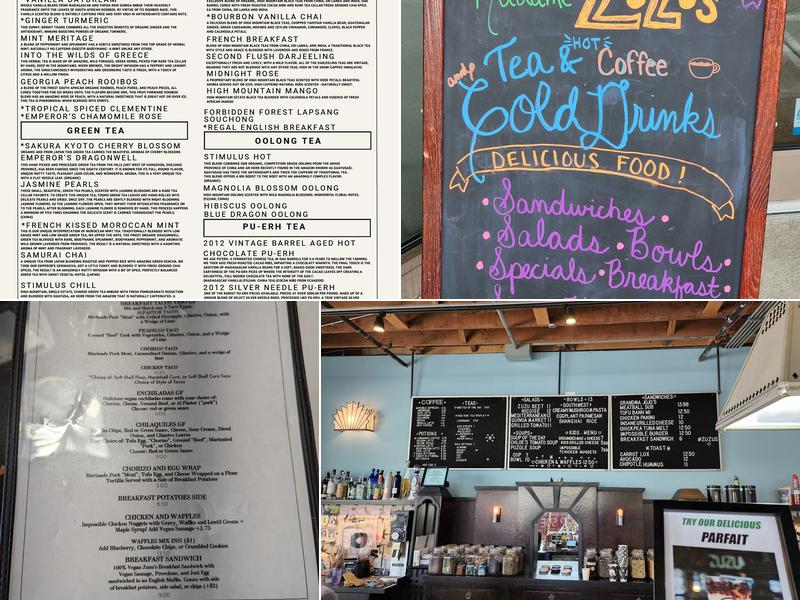 Madame Zuzu’s Menu