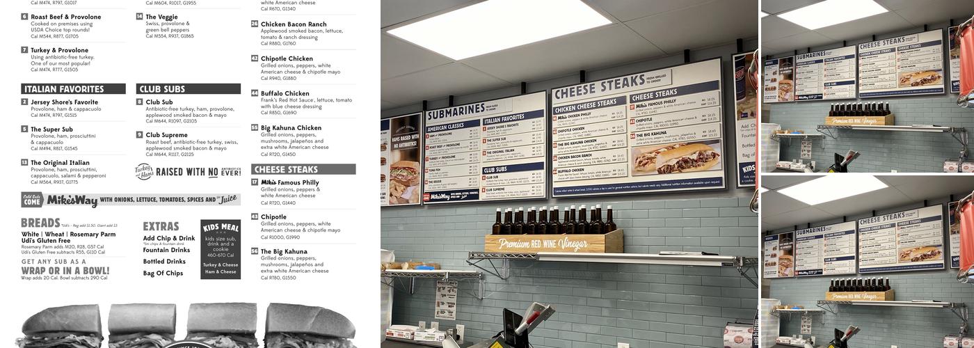 Jersey Mike's Subs Menu