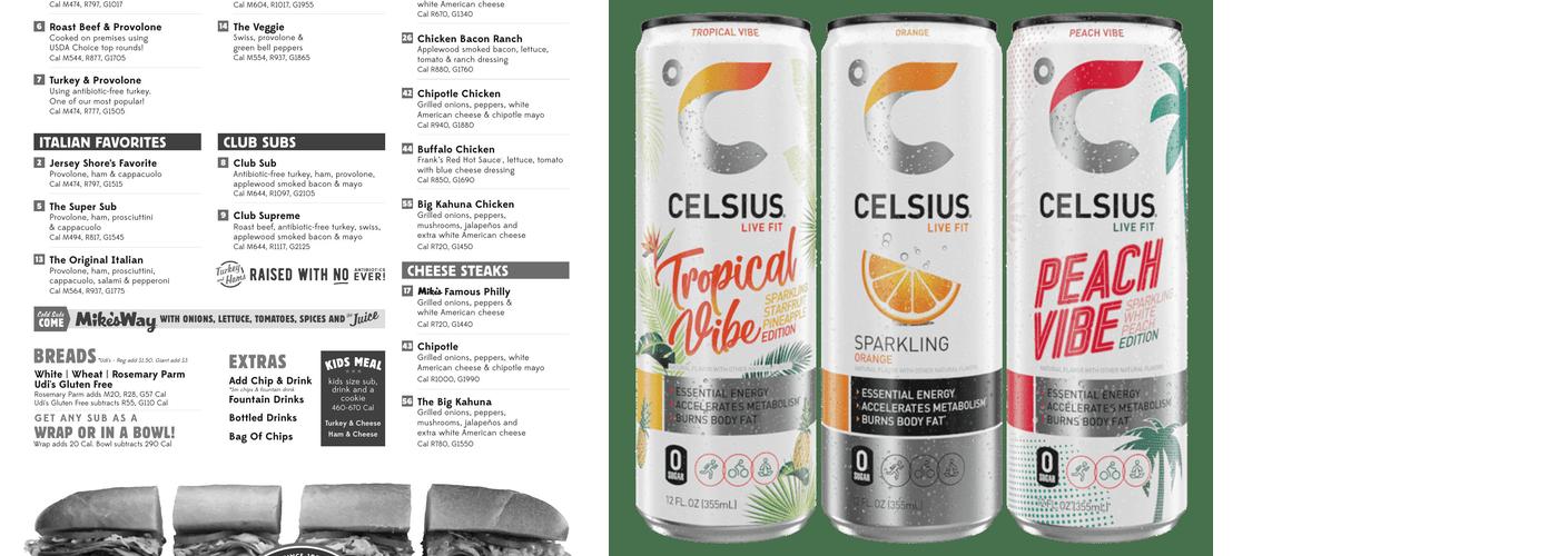 Jersey Mike's Subs Menu