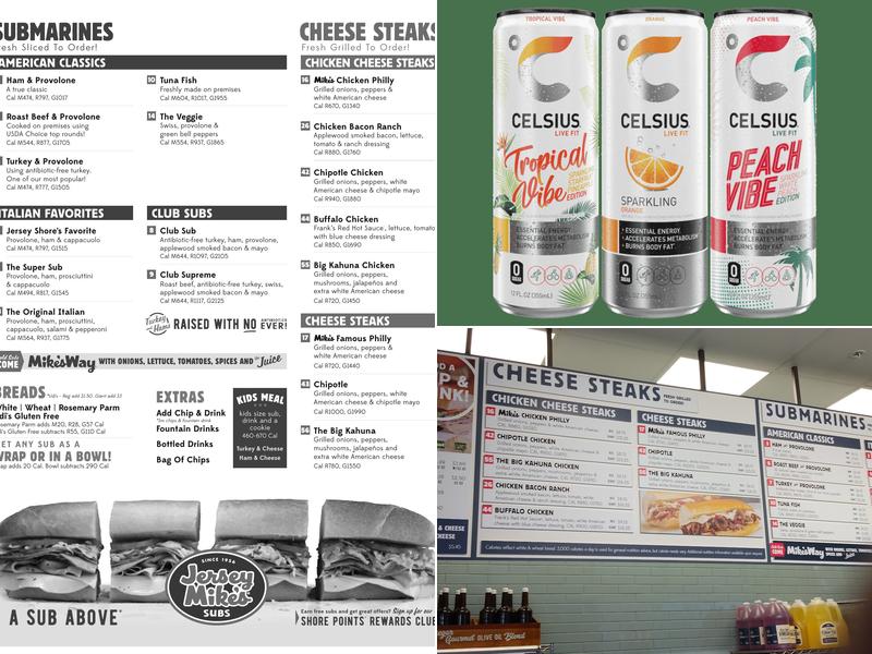 Jersey Mikes Menu