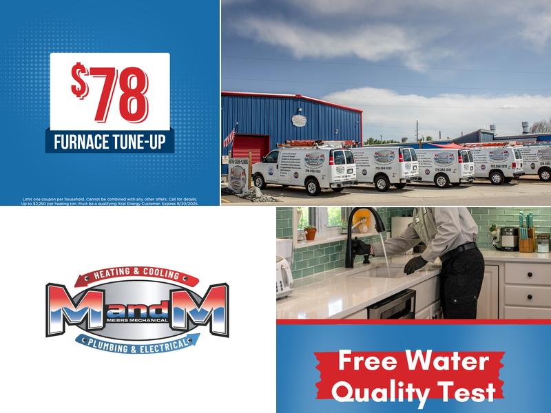 M and M Heating, Cooling, Plumbing and Electrical