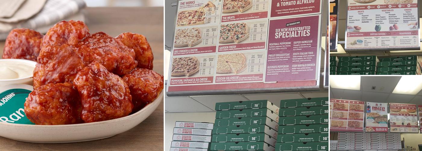 Papa Johns Pizza Menu