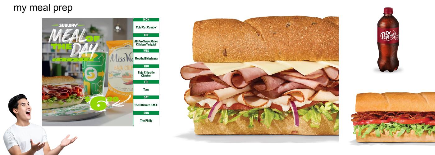 Subway Menu