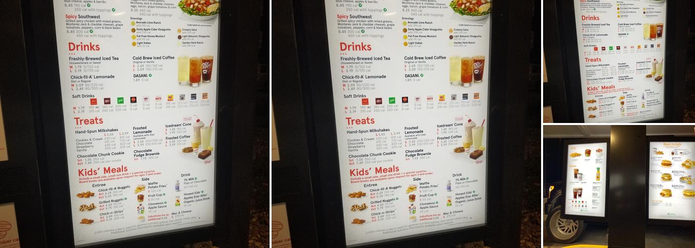 Chick-fil-A Menu