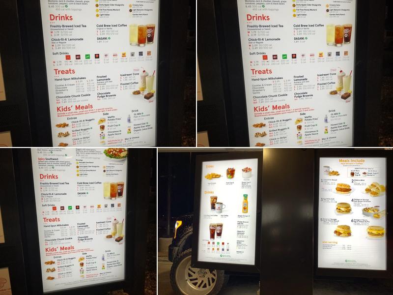 Chick-fil-A Menu