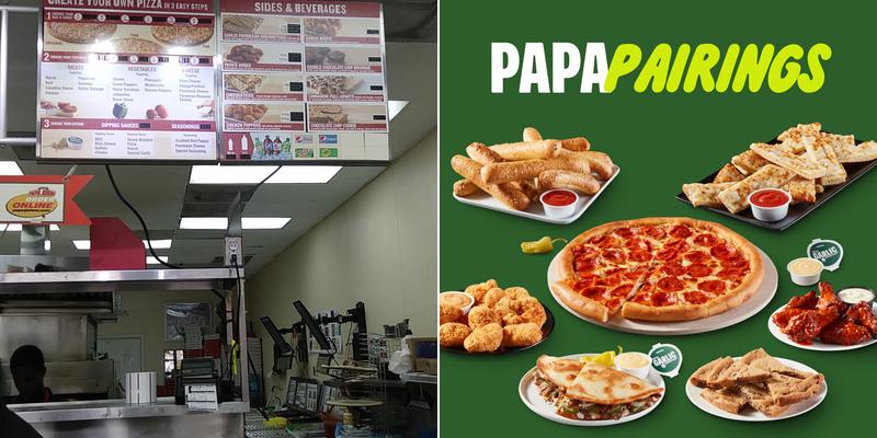 Papa Johns Pizza Menu