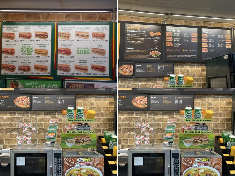 Subway Menu