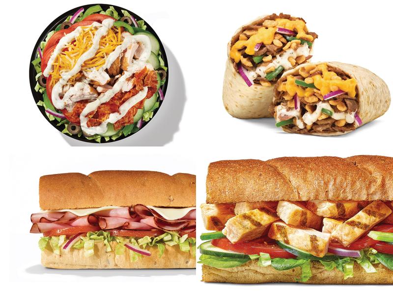 Subway Menu