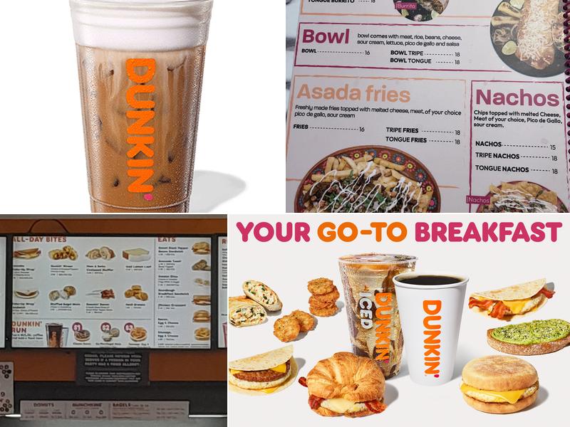Dunkin' Menu