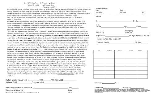 Advanced Driving School