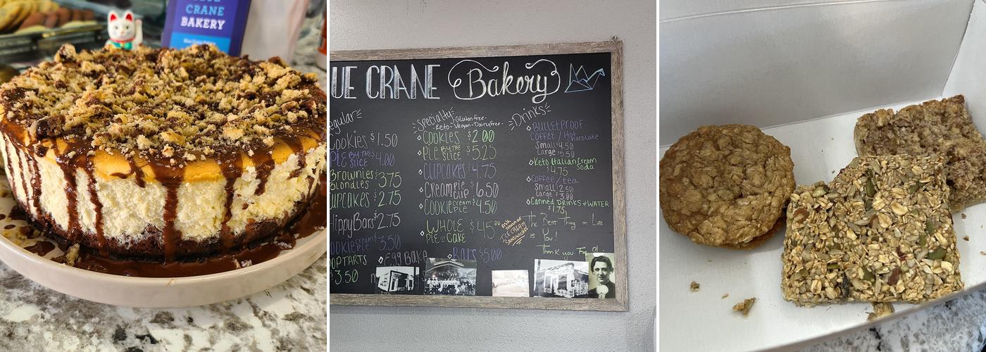 Blue Crane Bakery Menu