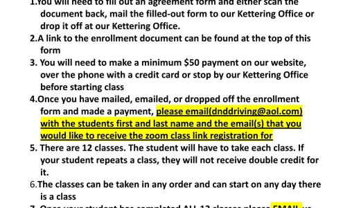 D & D Driving School Inc