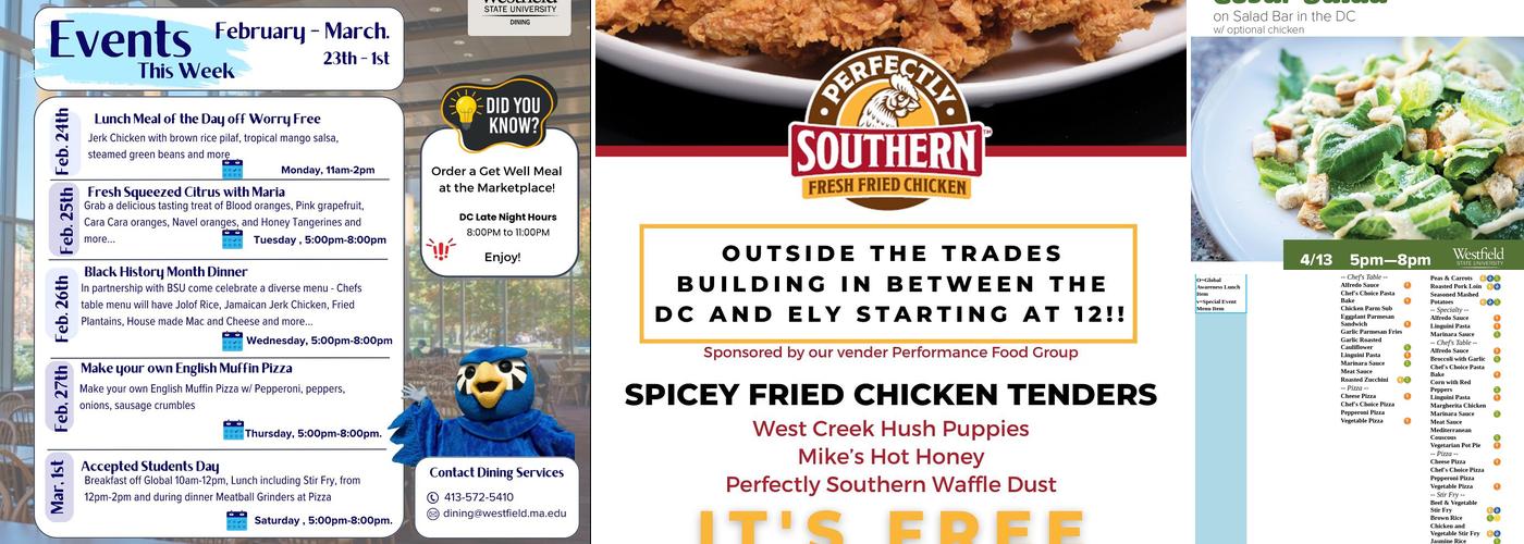 Tim & Jeanne's Dining Commons Menu