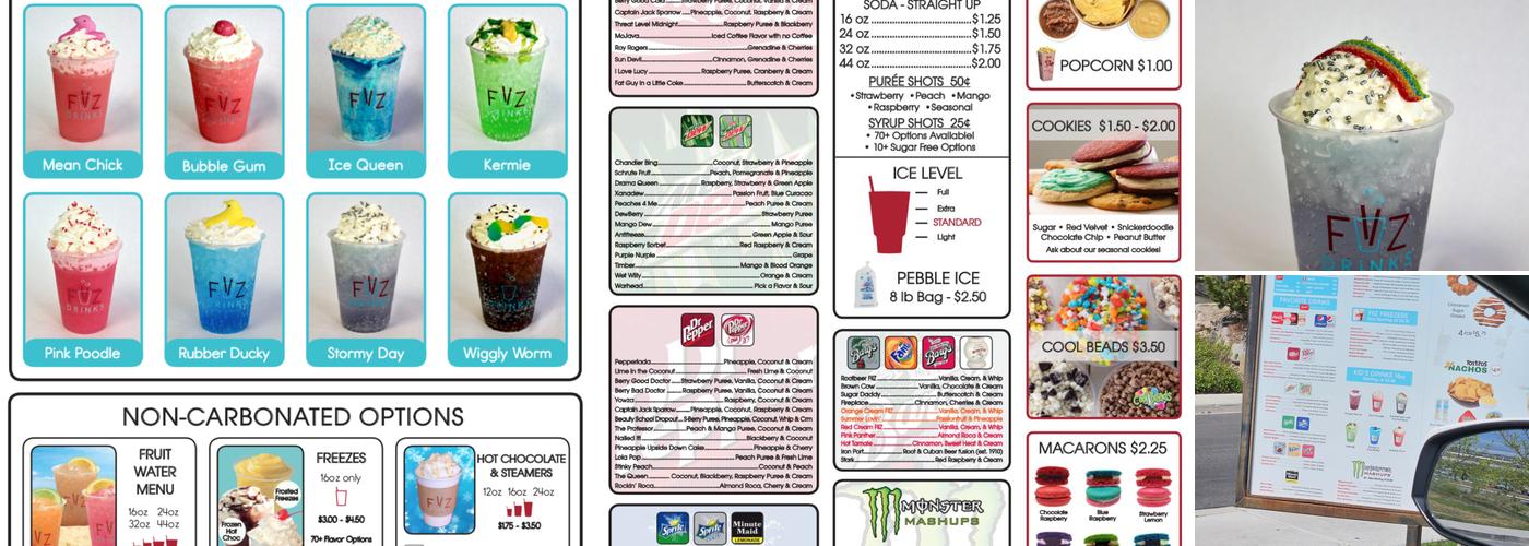 FiiZ Drinks Menu