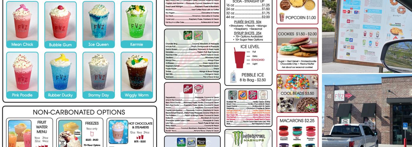 FiiZ Drinks Menu