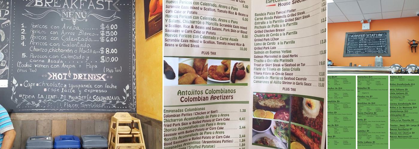 El Buen Sabor Menu