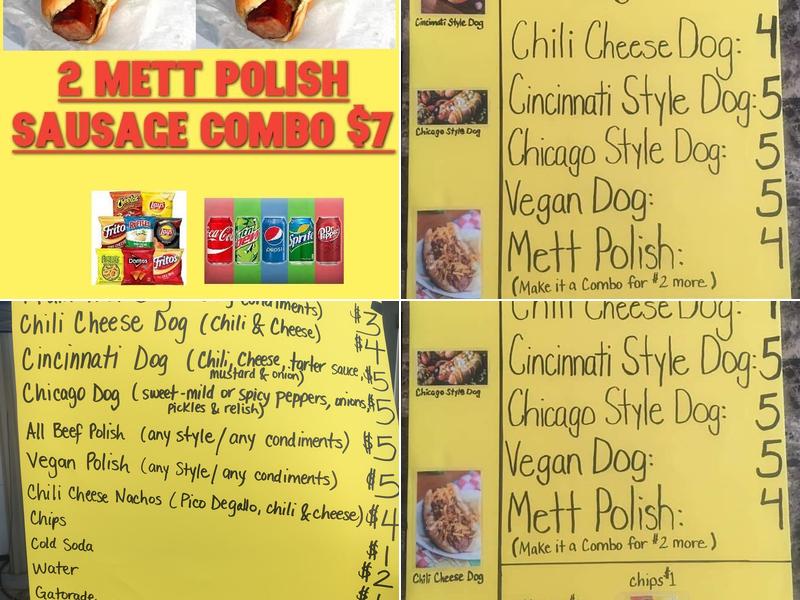 Any Style Hot Dog & Catering, LLC Menu