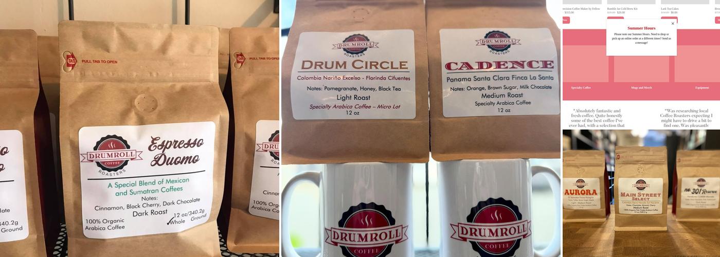 Drumroll Coffee Roasters Menu