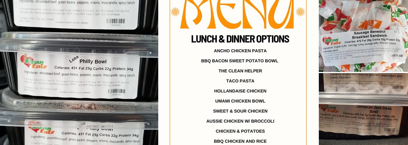 Clean Eatz Menu