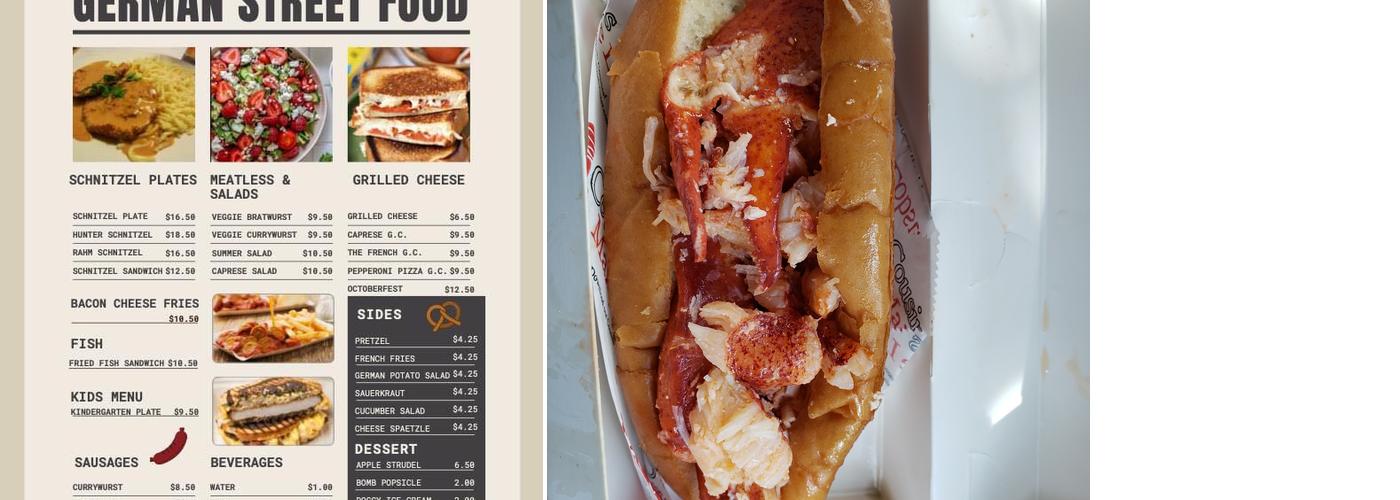 Good Time Charlie's Food Cove Menu