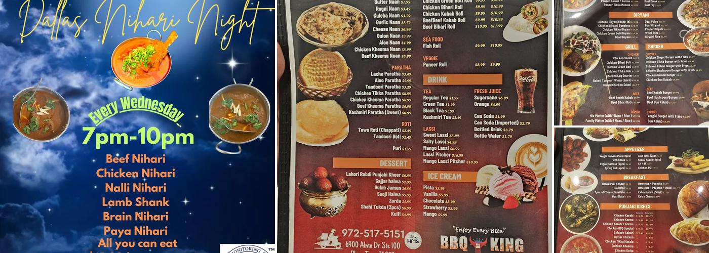 BBQ KING EXPRESS PLANO Menu