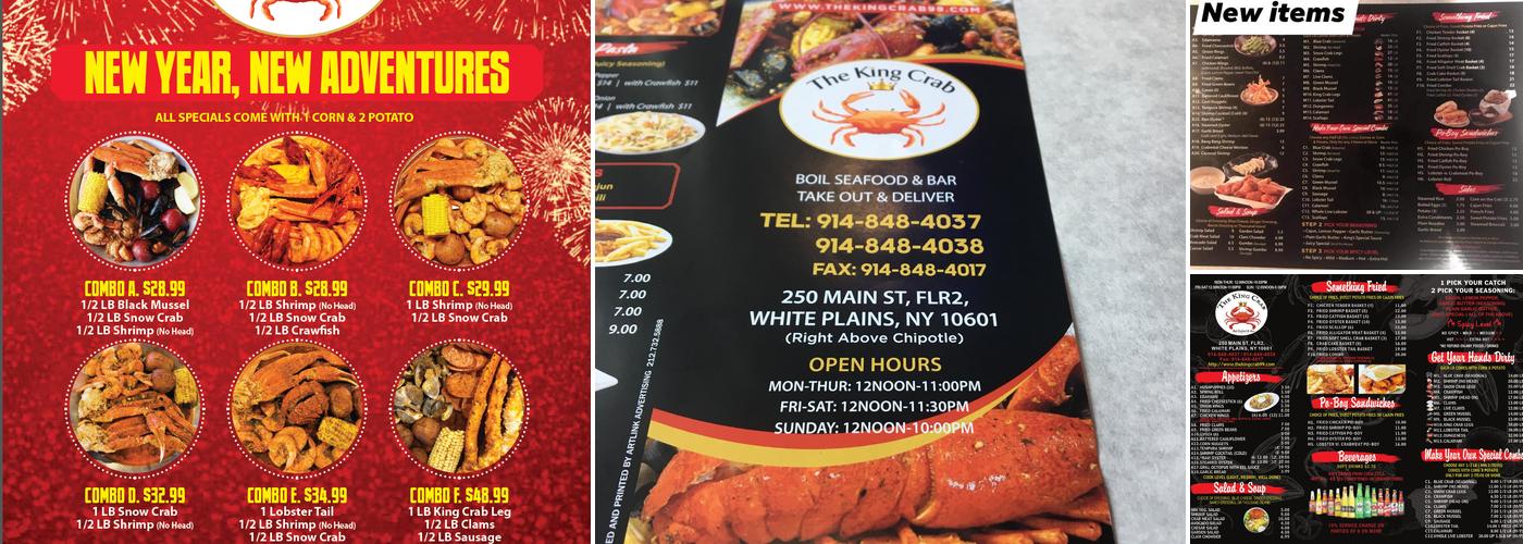 THE KING CRAB Menu