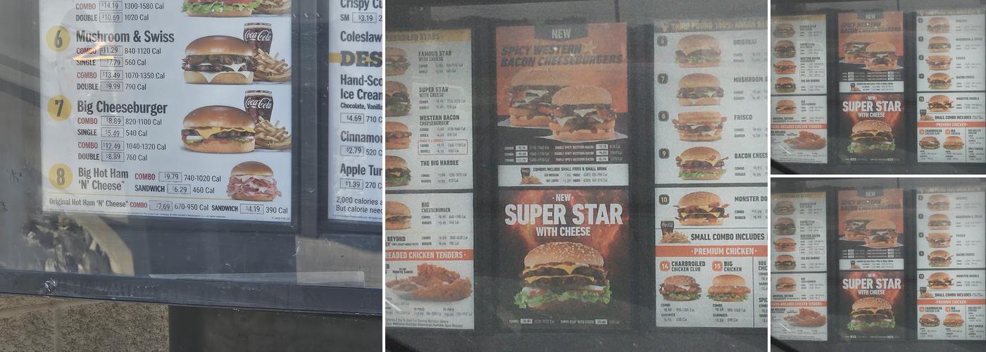 Hardee’s Menu