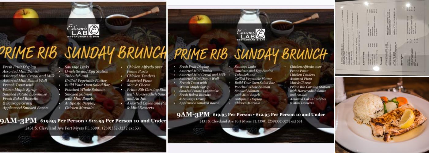 Edison's Lab Restaurant and Bar Menu