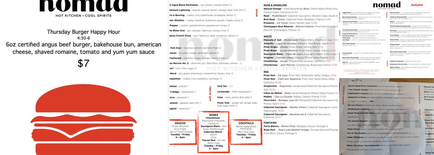 Nomad Menu