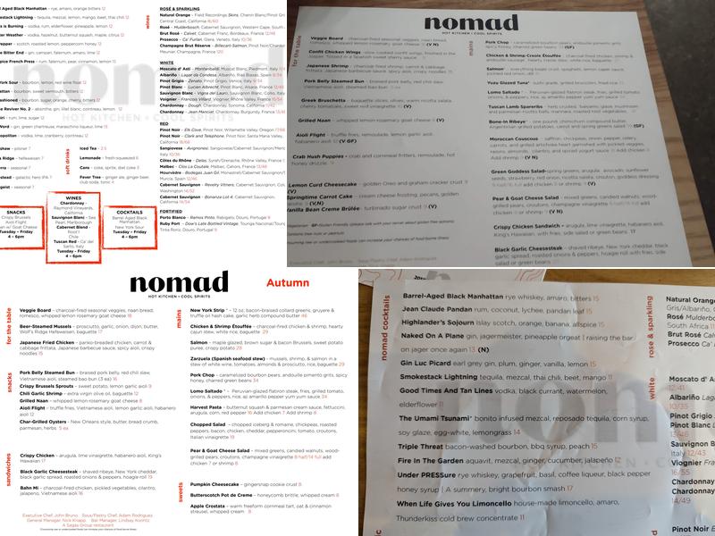 Nomad Menu