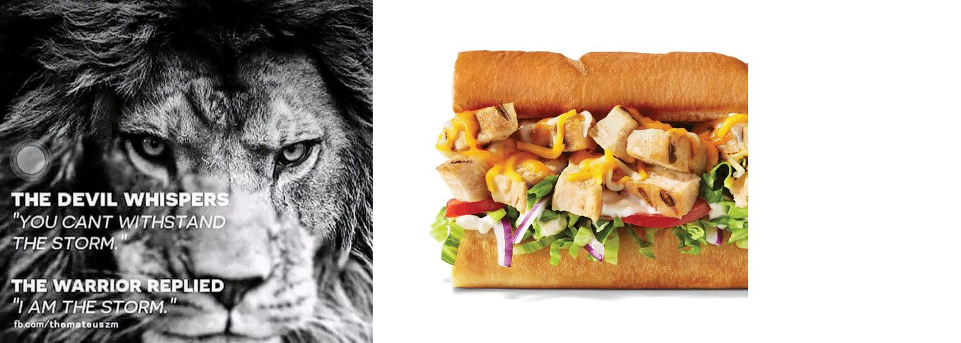 Subway Menu