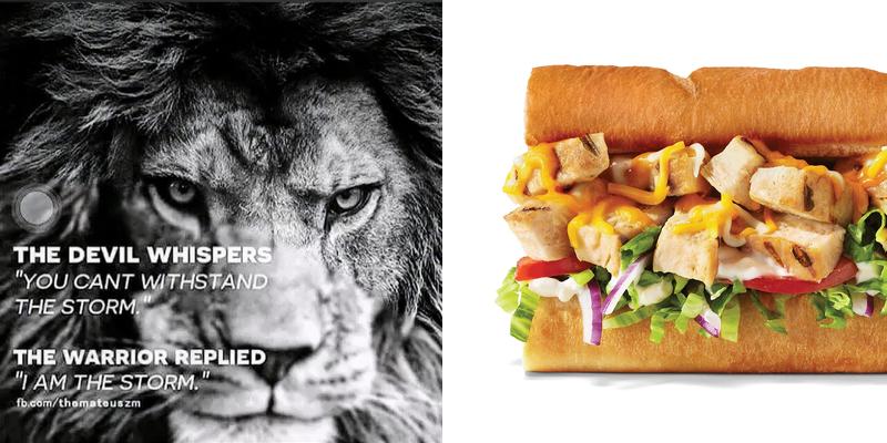 Subway Menu