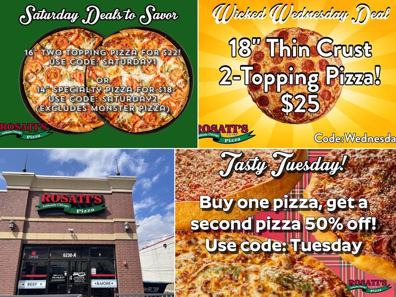 Rosati's Pizza 6230 W 95th St, Oak Lawn