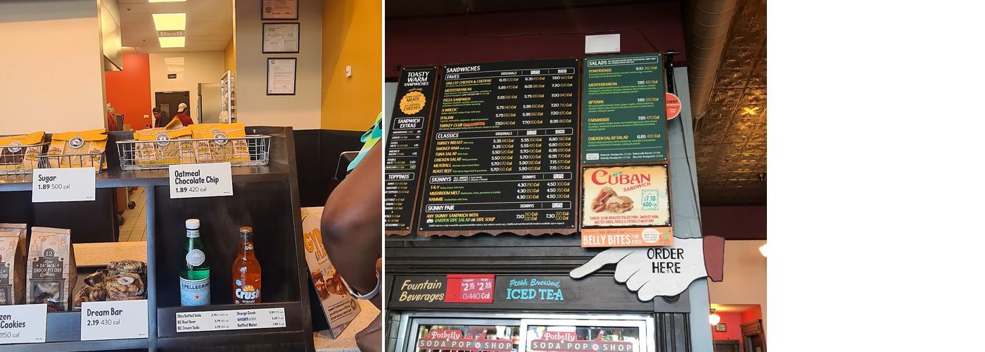 Potbelly Menu