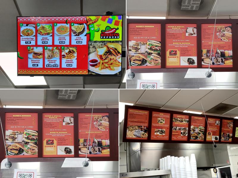 Burrito Express Menu