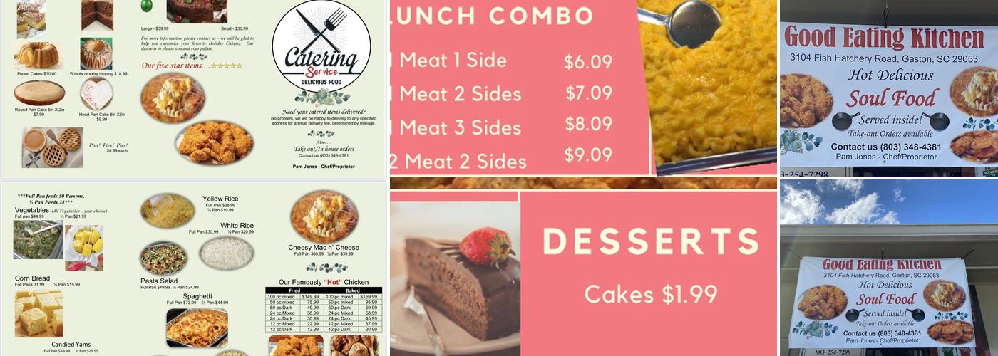 Good Eating Kitchen Menu