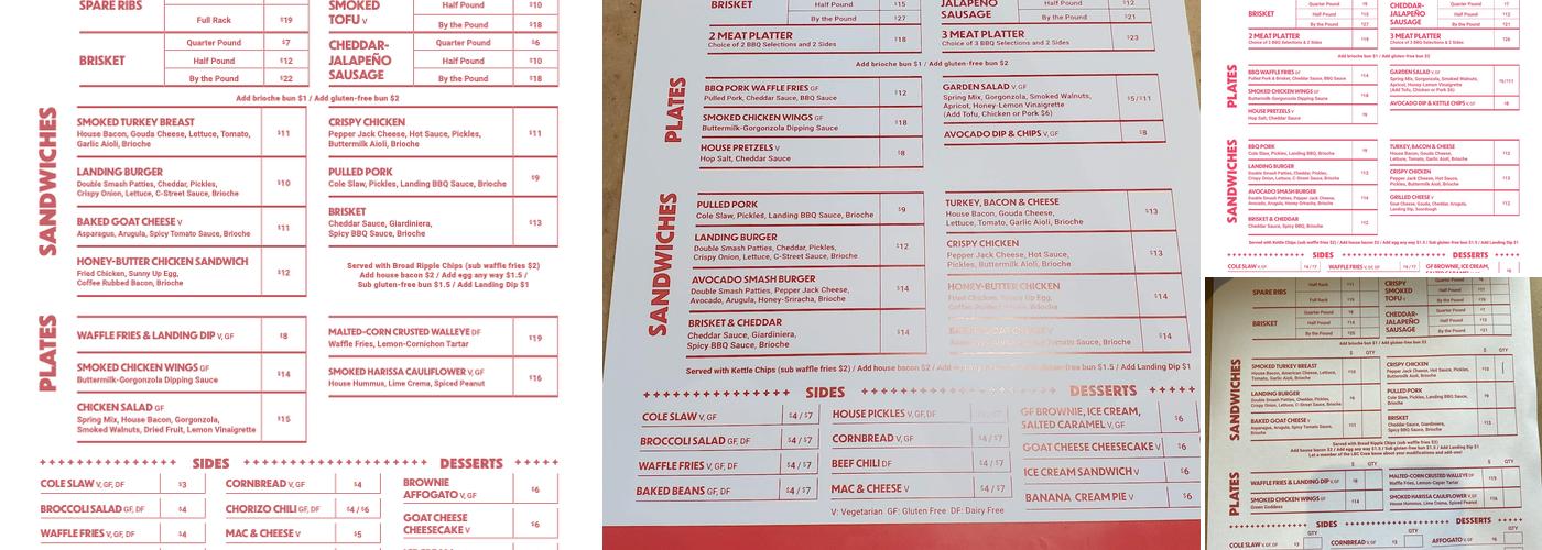 GnomeTown Brewing Co Menu