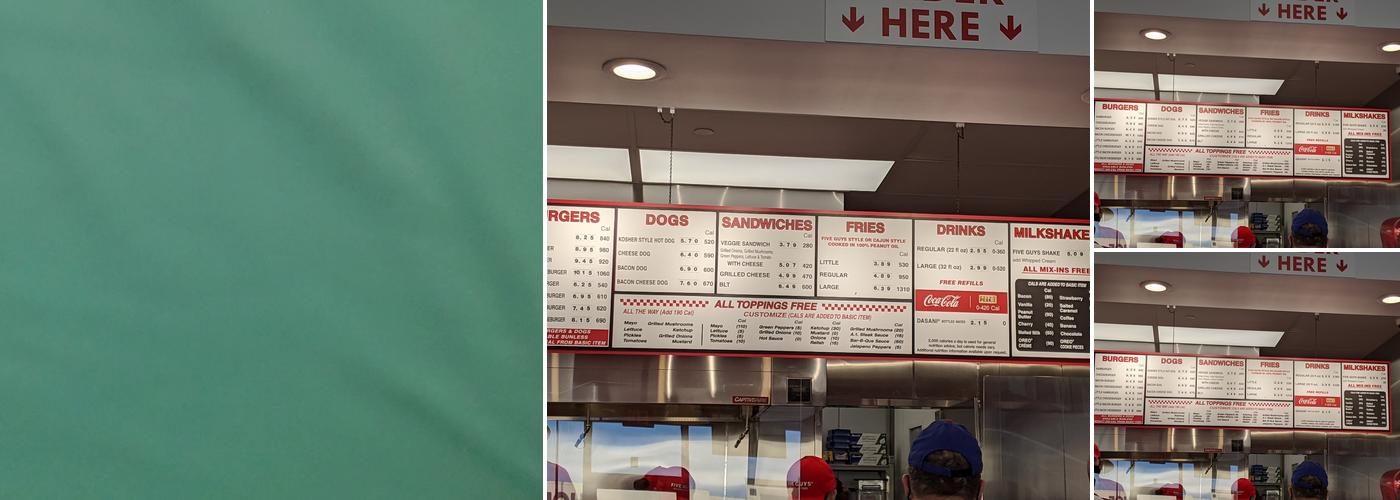Five Guys Menu